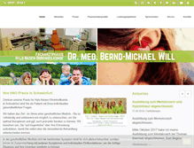 Tablet Screenshot of hno-dr-will.de
